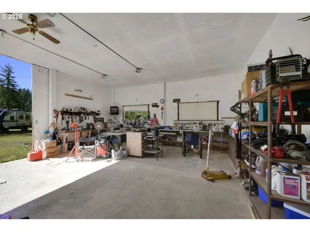 a view of a storage in a room