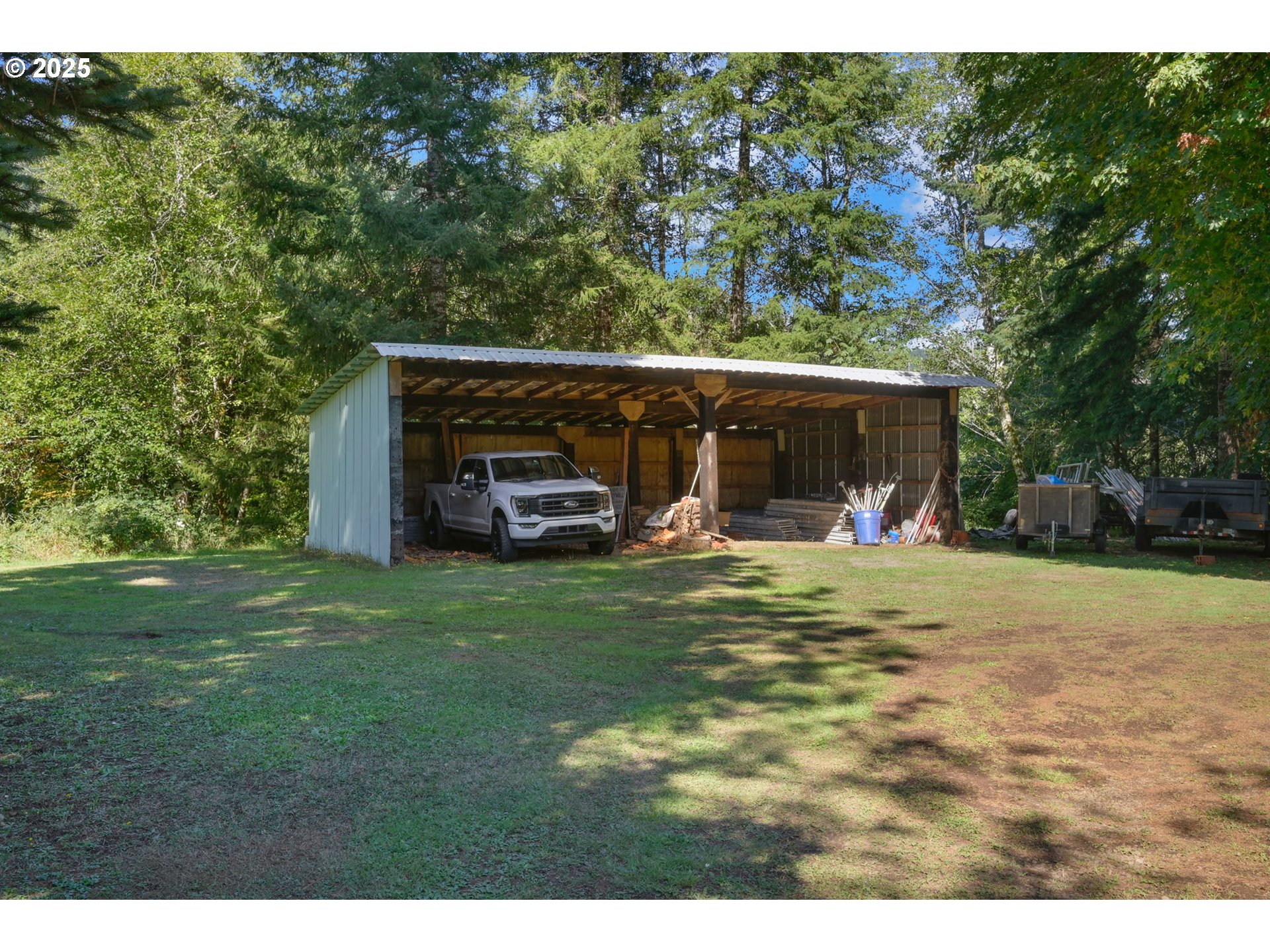 89550 Dick Way Florence, OR 97439 - Photo 34 of 39 a view of outdoor space yard and deck