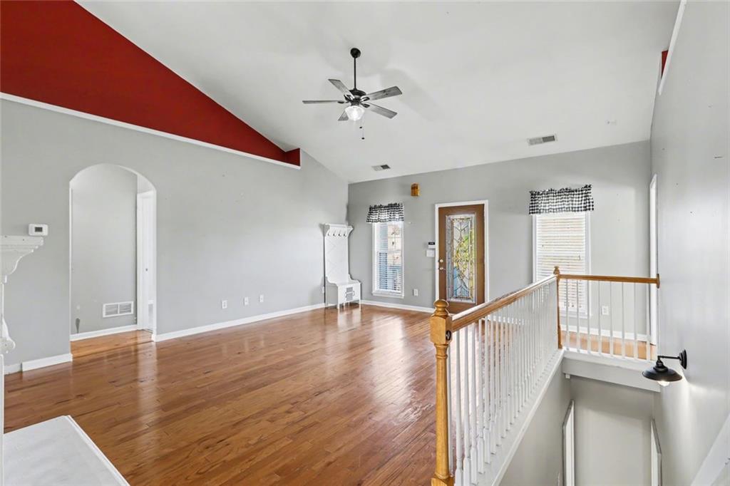 19 Safe Harbor Trail Dallas, GA 30157 - Photo 5 of 28 a view of an entryway with wooden floor