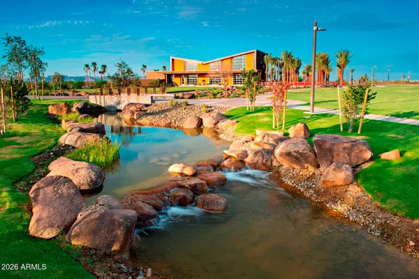 a view of swimming pool with a yard