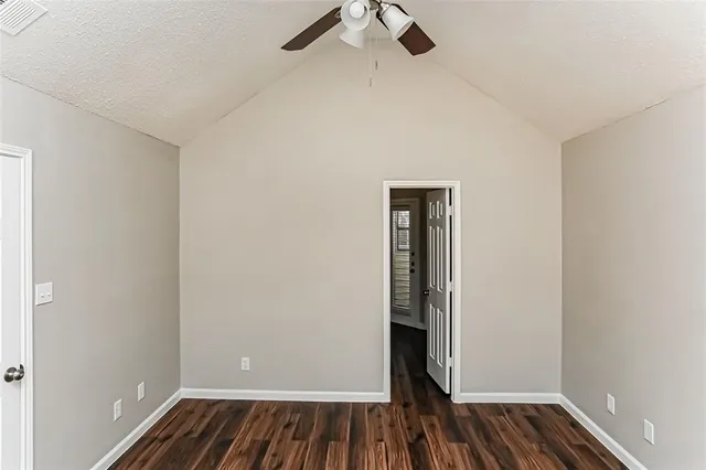 wooden floor in an empty room