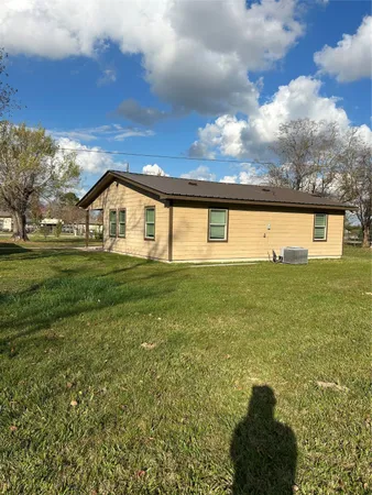 a view of a big yard next to a yard