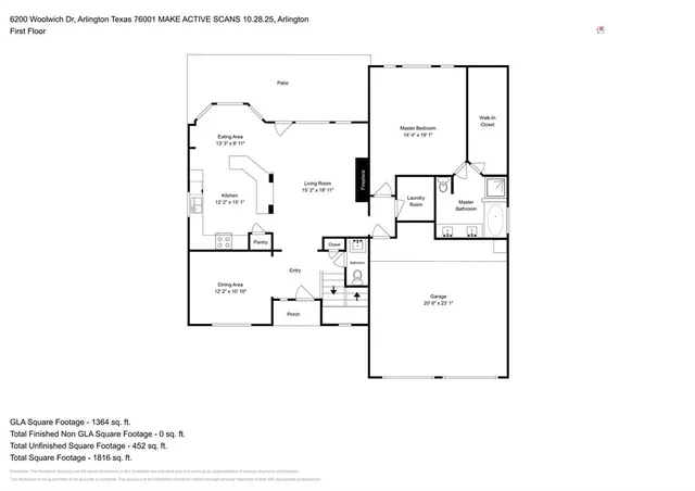 $2,600 | 6200 Woolwich Drive, Arlington, TX 76001
