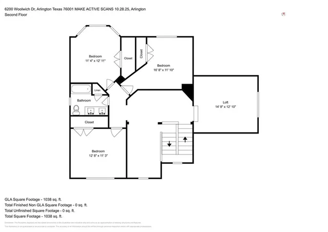 $2,600 | 6200 Woolwich Drive, Arlington, TX 76001