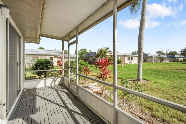 a view of city from a balcony