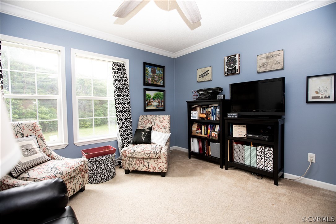 2862 Stage Coach Road Farmville, VA 23901 - Photo 33 of 48 a living room with furniture a window and a flat screen tv