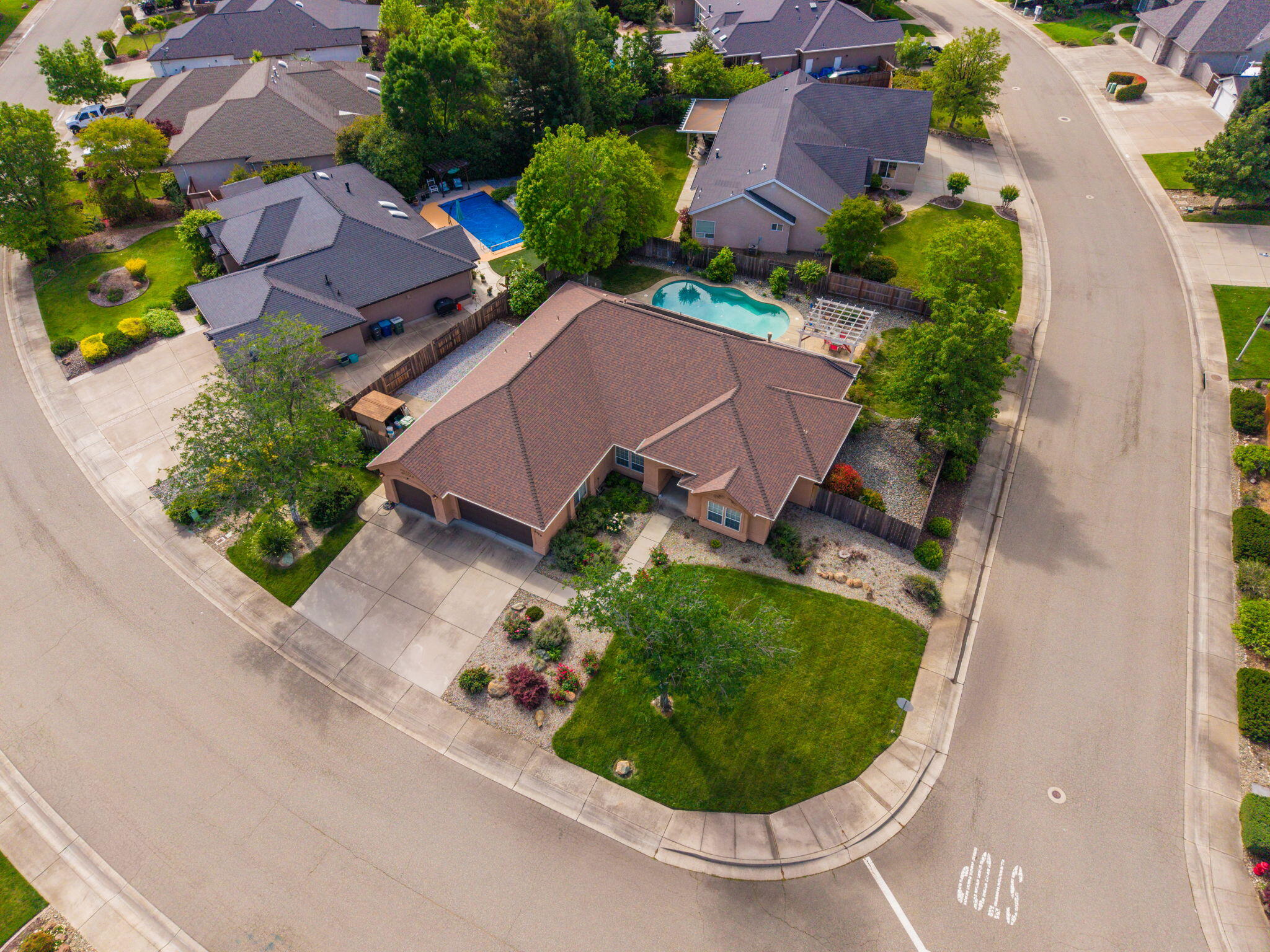 2175 Tradition Way Redding, CA 96001 - Photo 35 of 36 an aerial view of a house