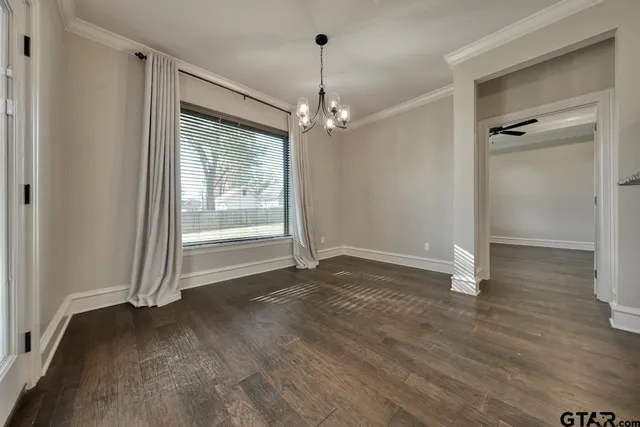 a view of livingroom with hardwood floor and window