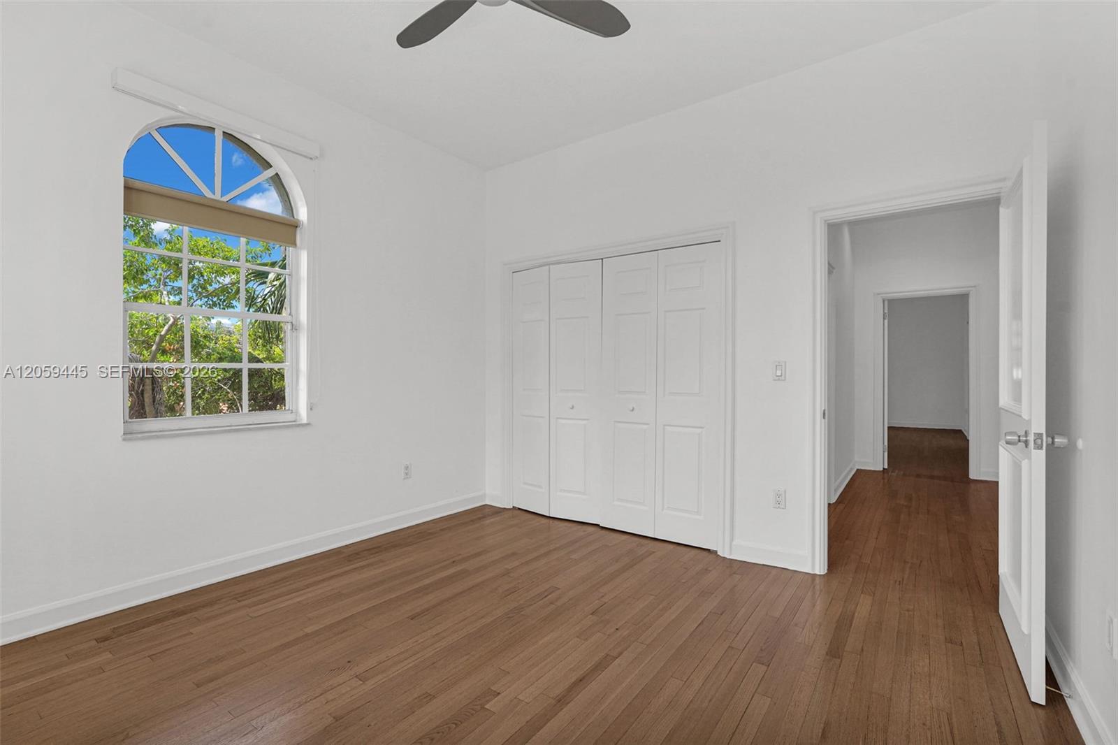 244 Southwest 28th Road Miami, FL 33129 - Photo 41 of 70 Bedroom #2 ( second floor ) | Arched windows closet