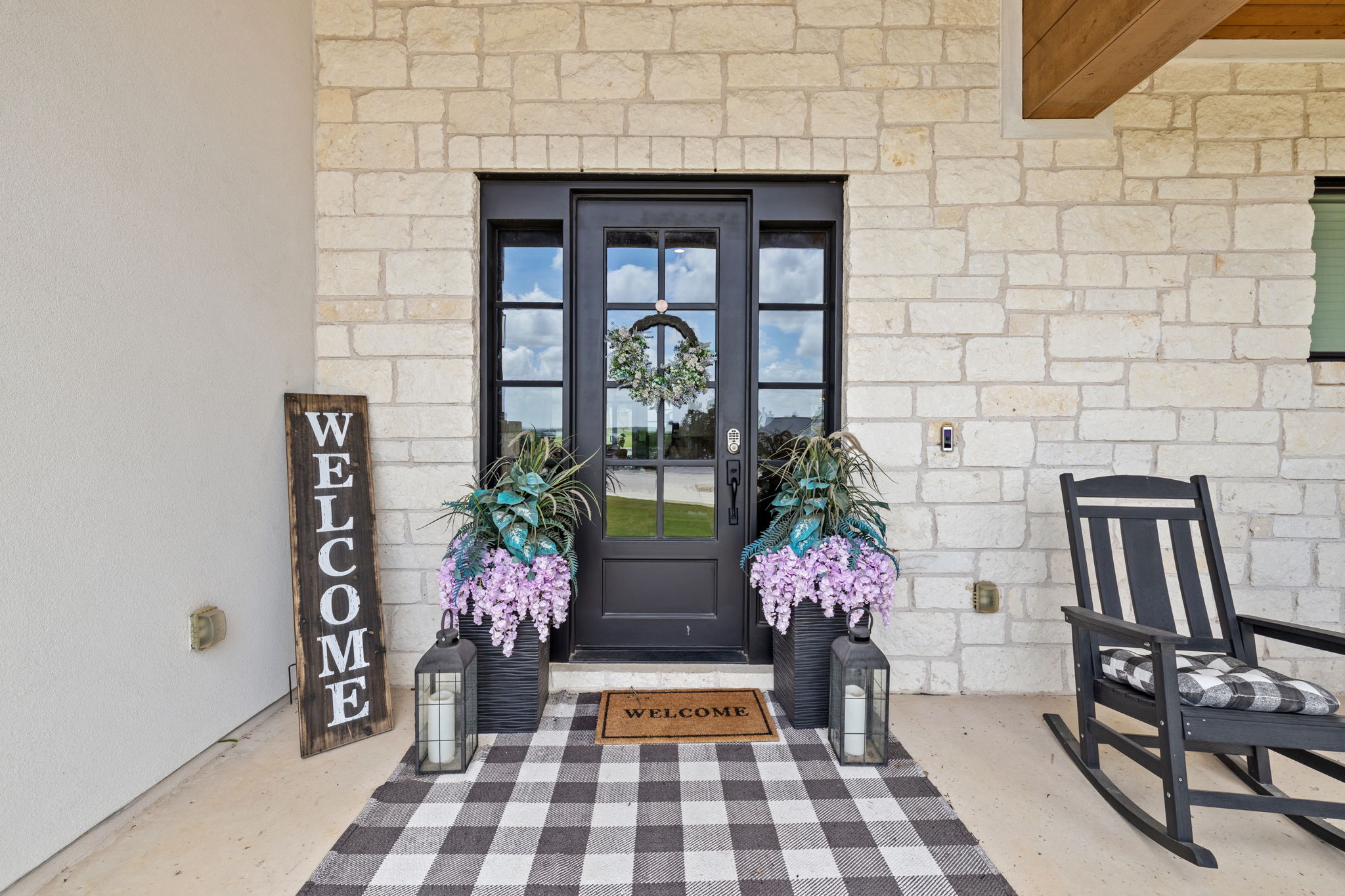 104 Lower Cedar Cove Georgetown, TX 78633 - Photo 4 of 37 a front view of a house with outdoor seating