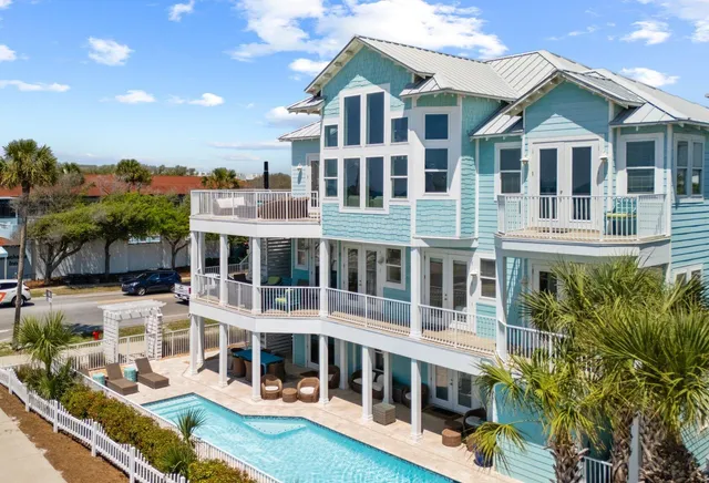 a view of a city that has tall buildings