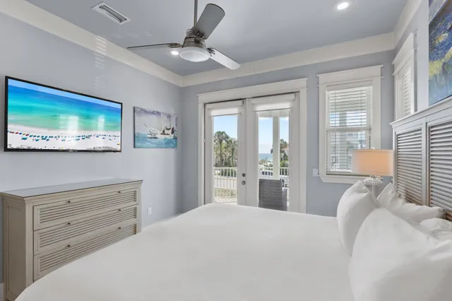 a view of backyard with seating space