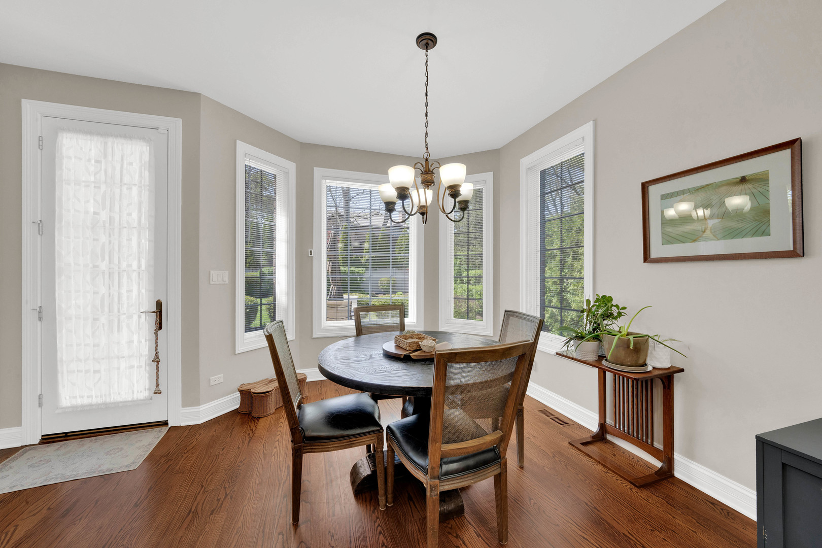 610 Greendale Road Glenview, IL 60025 - Photo 14 of 52 a dining room with furniture window wooden floor