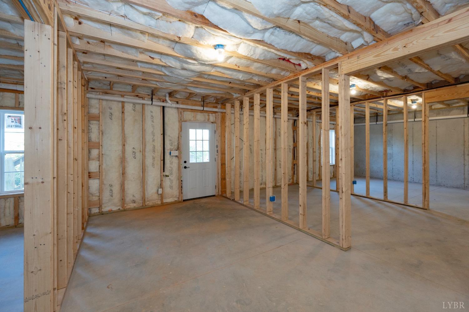 2329 Perrowville Road Forest, VA 24551 - Photo 48 of 54 Unfinished basement with tons of potential and rough-in plumbing for future expansion
