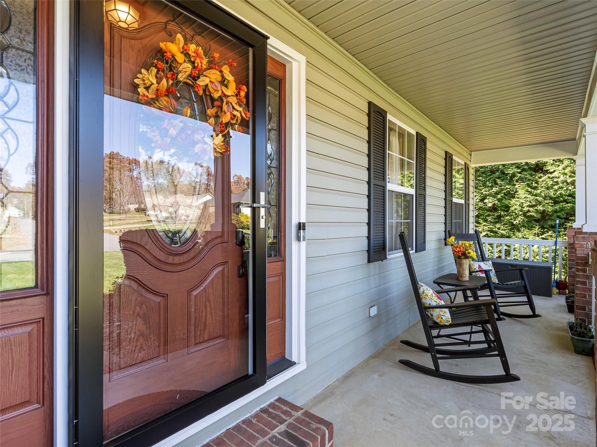 1002 4th Street Northeast Conover, NC 28613 - Photo 2 of 47 a view of two chairs in the balcony