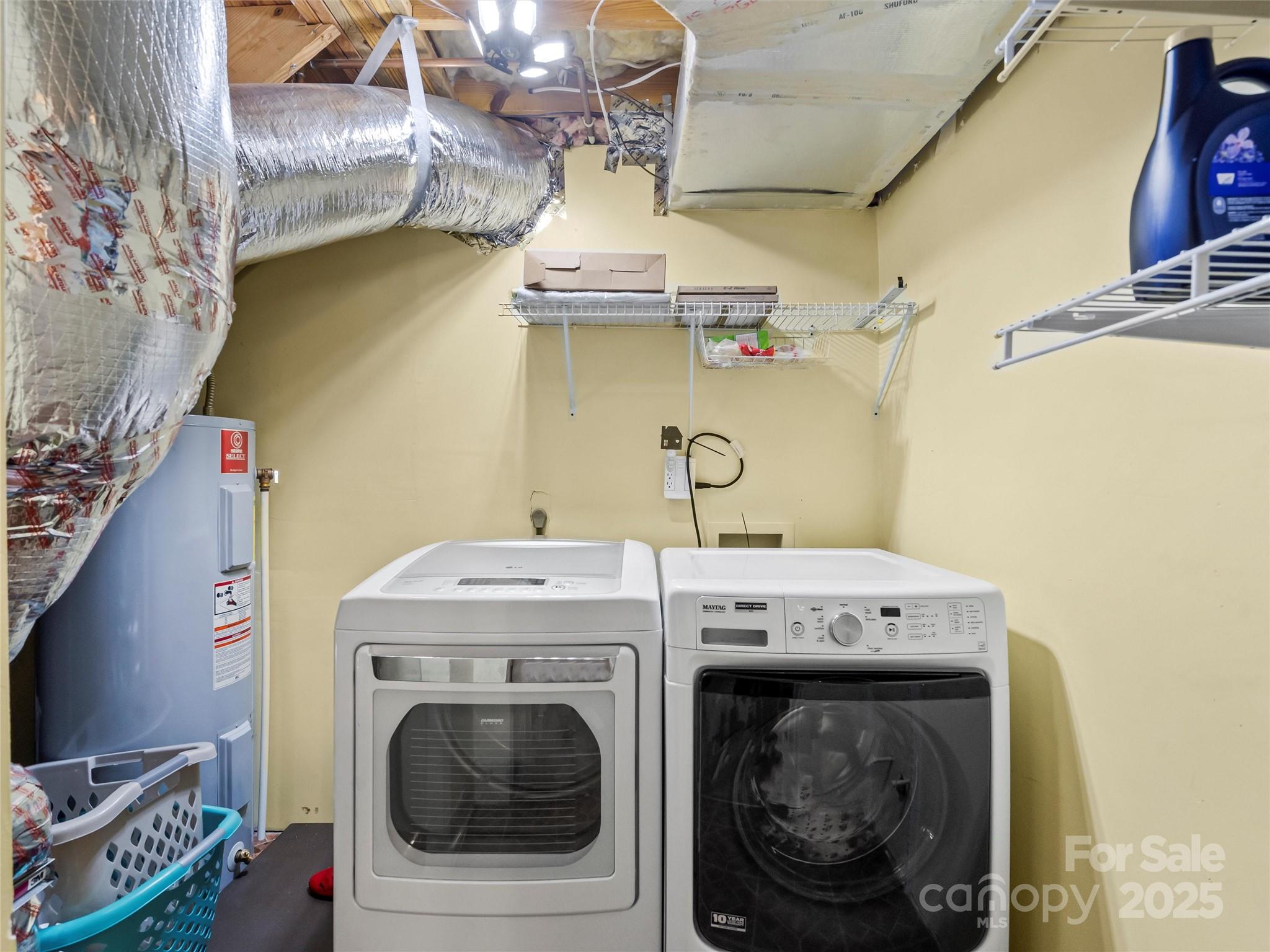 1002 4th Street Northeast Conover, NC 28613 - Photo 37 of 47 a utility room with dryer and washer