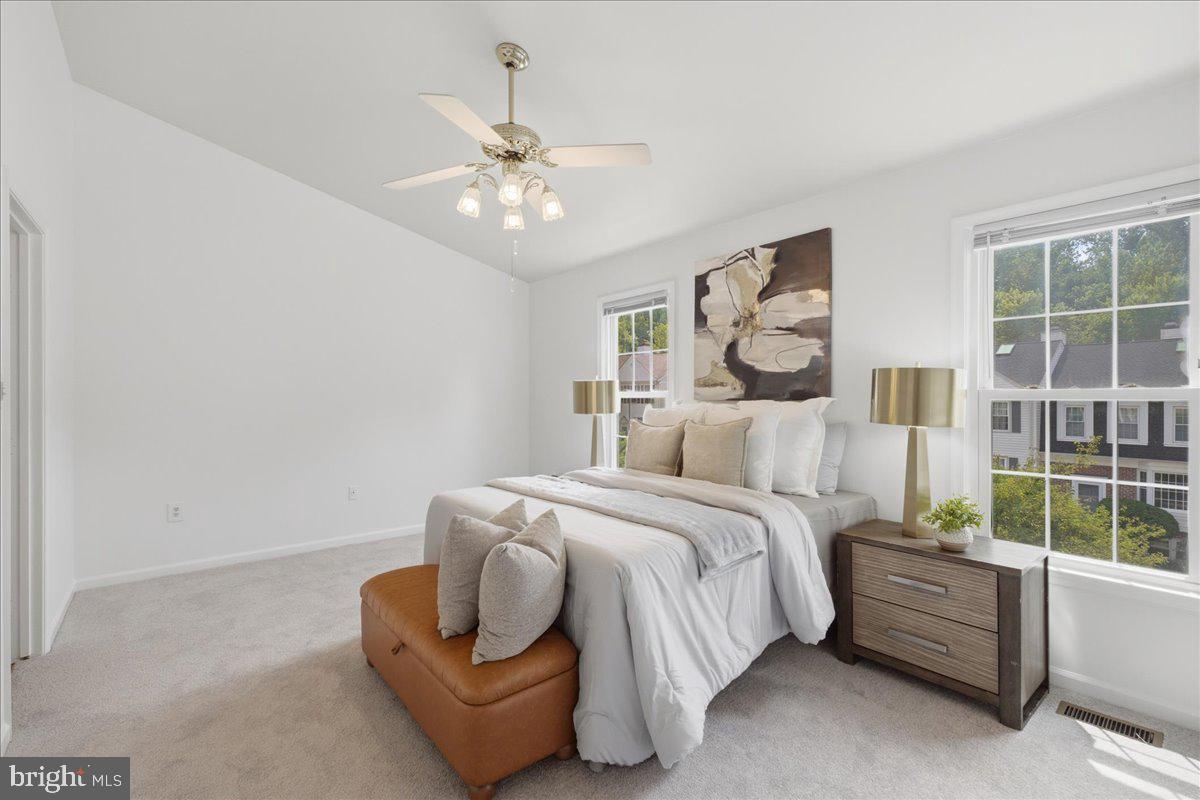 8902 Winding Hollow Way Springfield, VA 22152 - Photo 14 of 34 Bright owner's bedroom with fresh carpet.