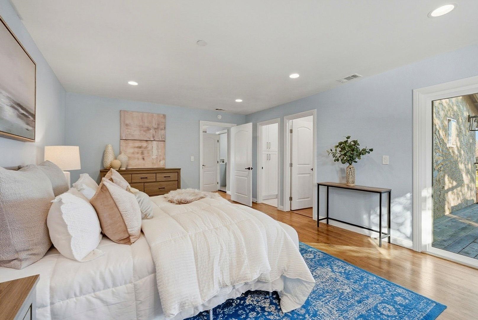 1368 Pegan Common Livermore, CA 94550 - Photo 22 of 47 a bedroom with a bed and a dresser