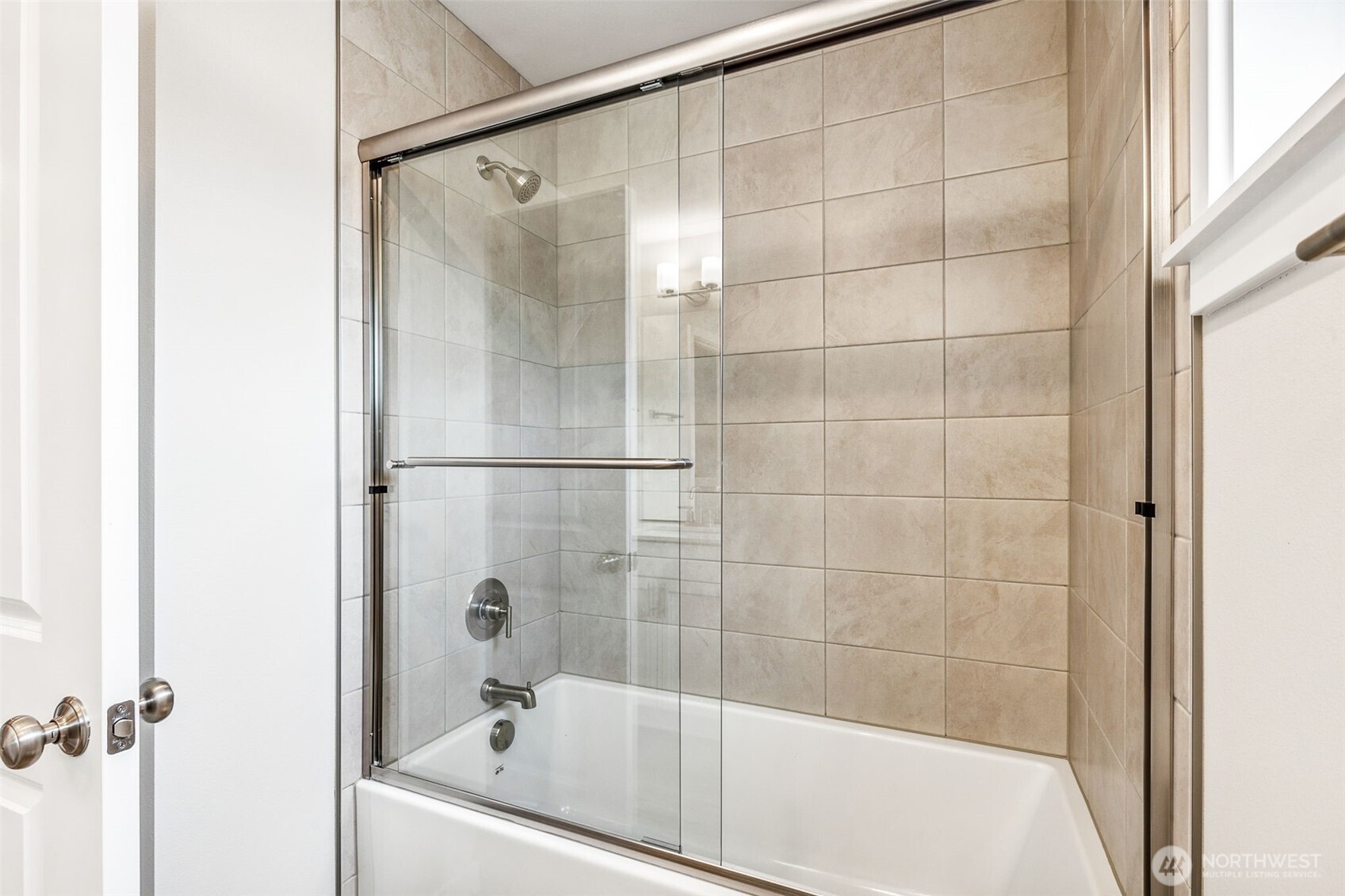 13406 323rd Drive Southeast Sultan, WA 98294 - Photo 17 of 29 a bathroom with a bathtub and a shower