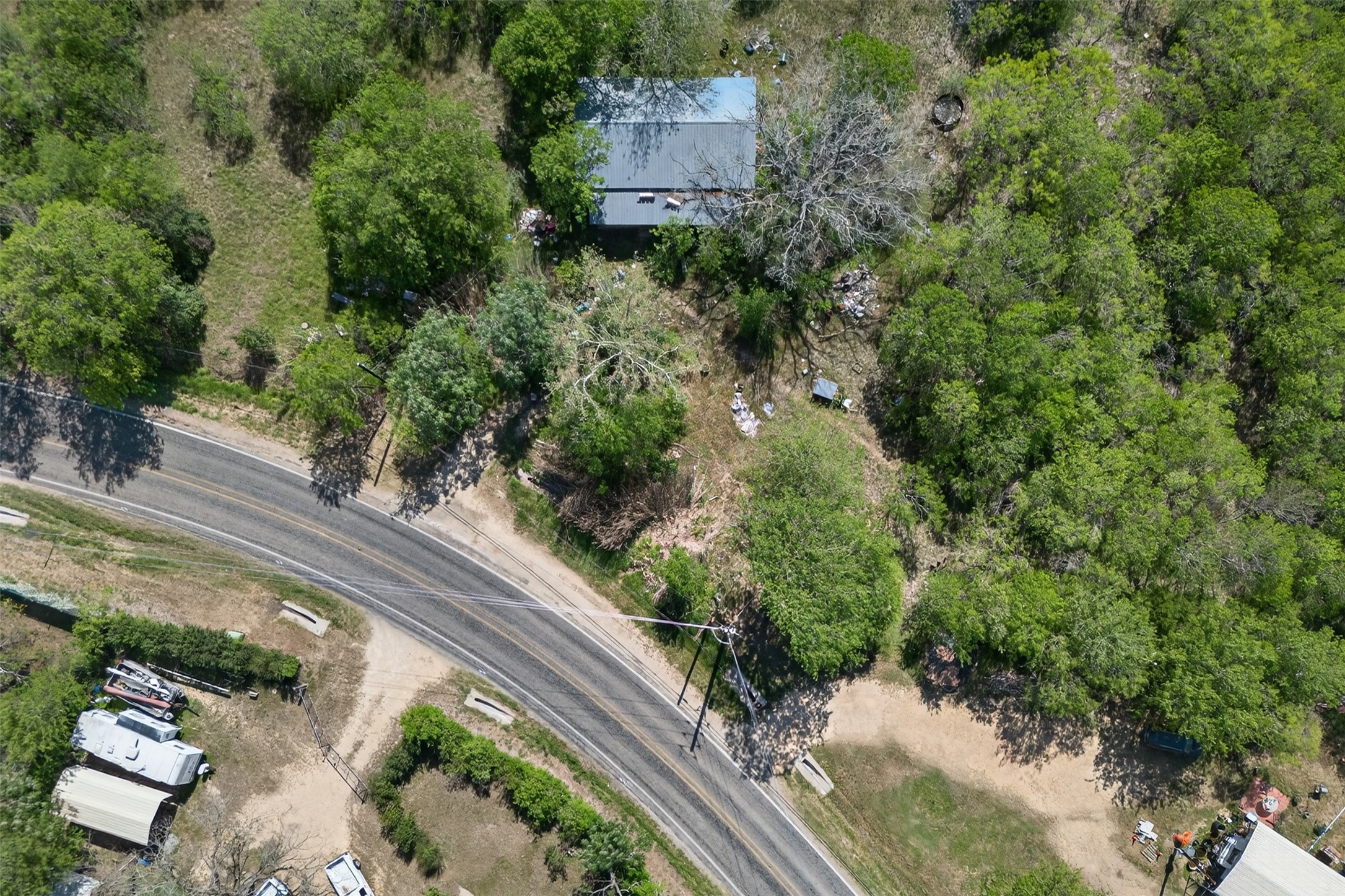 0 Fm 1854 Rd Dale Dale, TX 78616 - Photo 3 of 29 an aerial view of a house with a yard