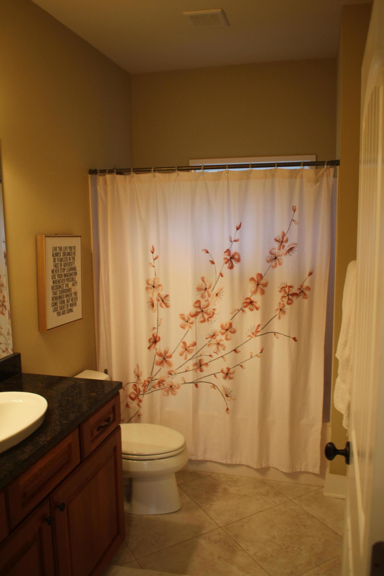 59 Willow Mist Road Inlet Beach, FL 32461 - Photo 15 of 22 a bathroom with a granite countertop sink toilet and shower