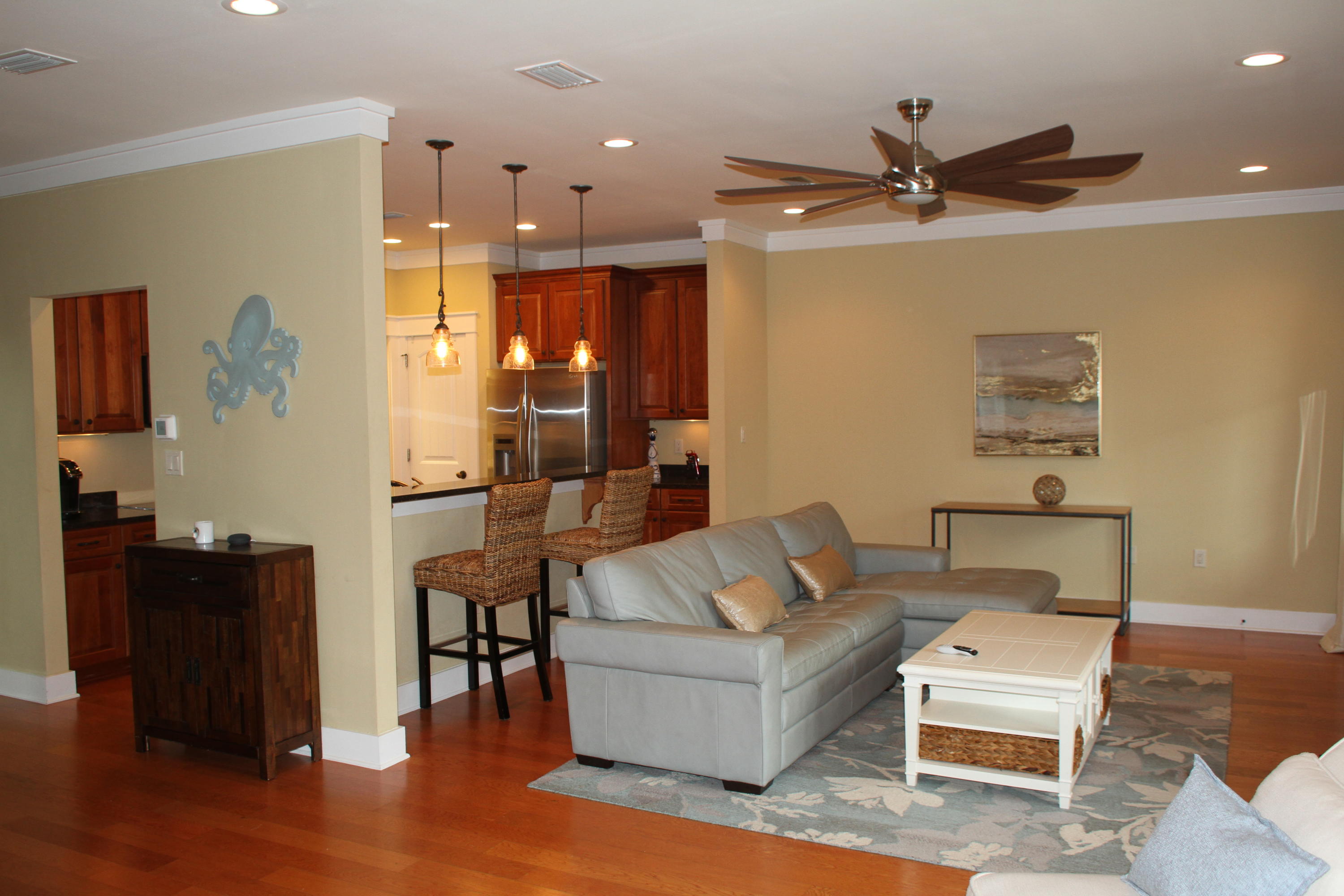 59 Willow Mist Road Inlet Beach, FL 32461 - Photo 5 of 22 a living room with furniture and a chandelier
