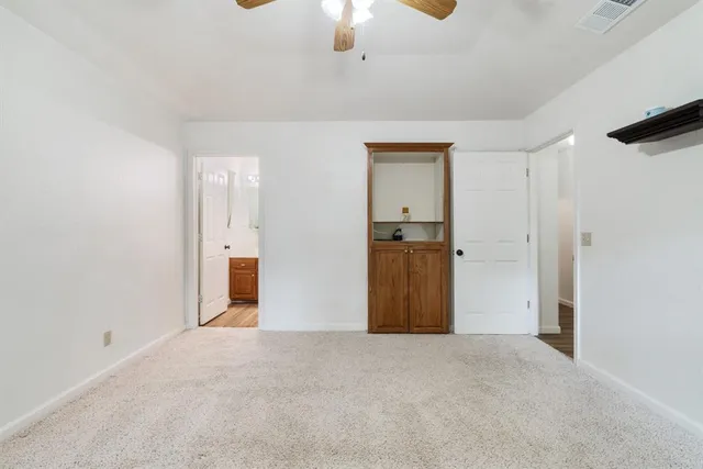 a view of a livingroom with a chandelier