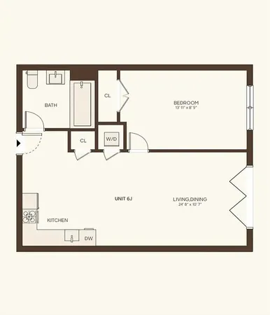 $3,400 | 161 Lenox Road, Unit 512 | Flatbush