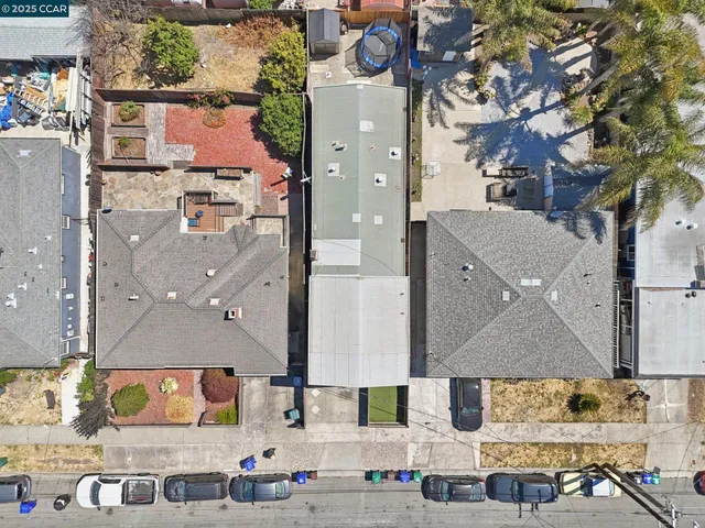 an aerial view of a houses