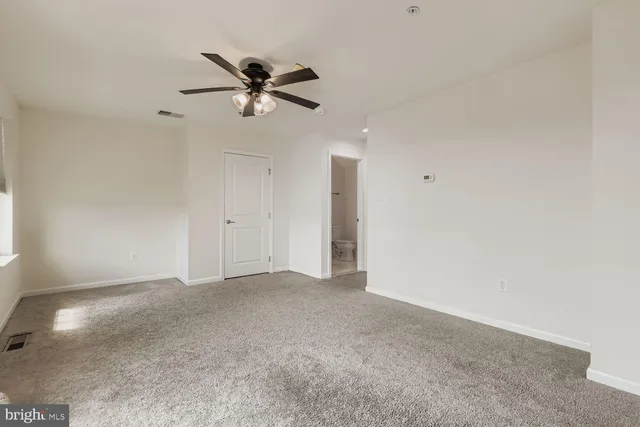 a view of an empty room