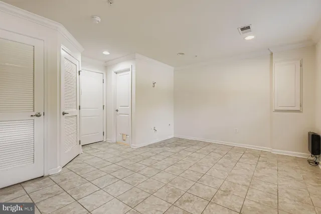 a view of an empty room