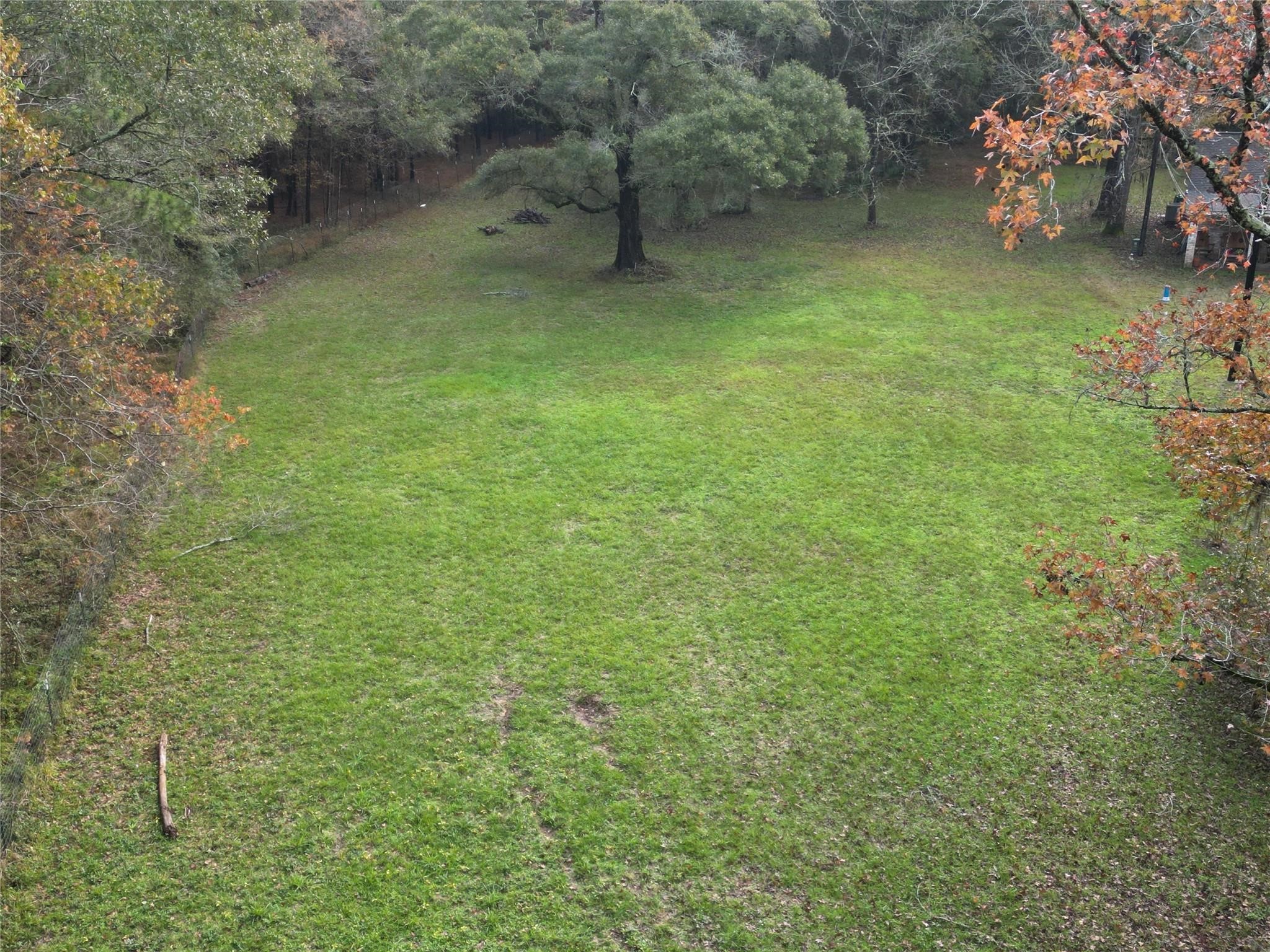a view of an outdoor space and a yard