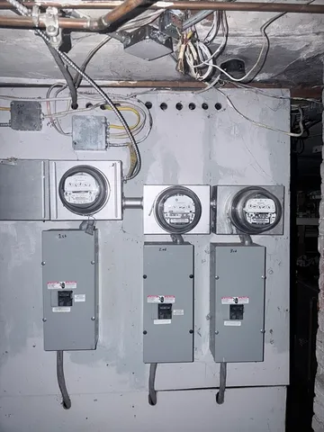 a view of a storage and utility room