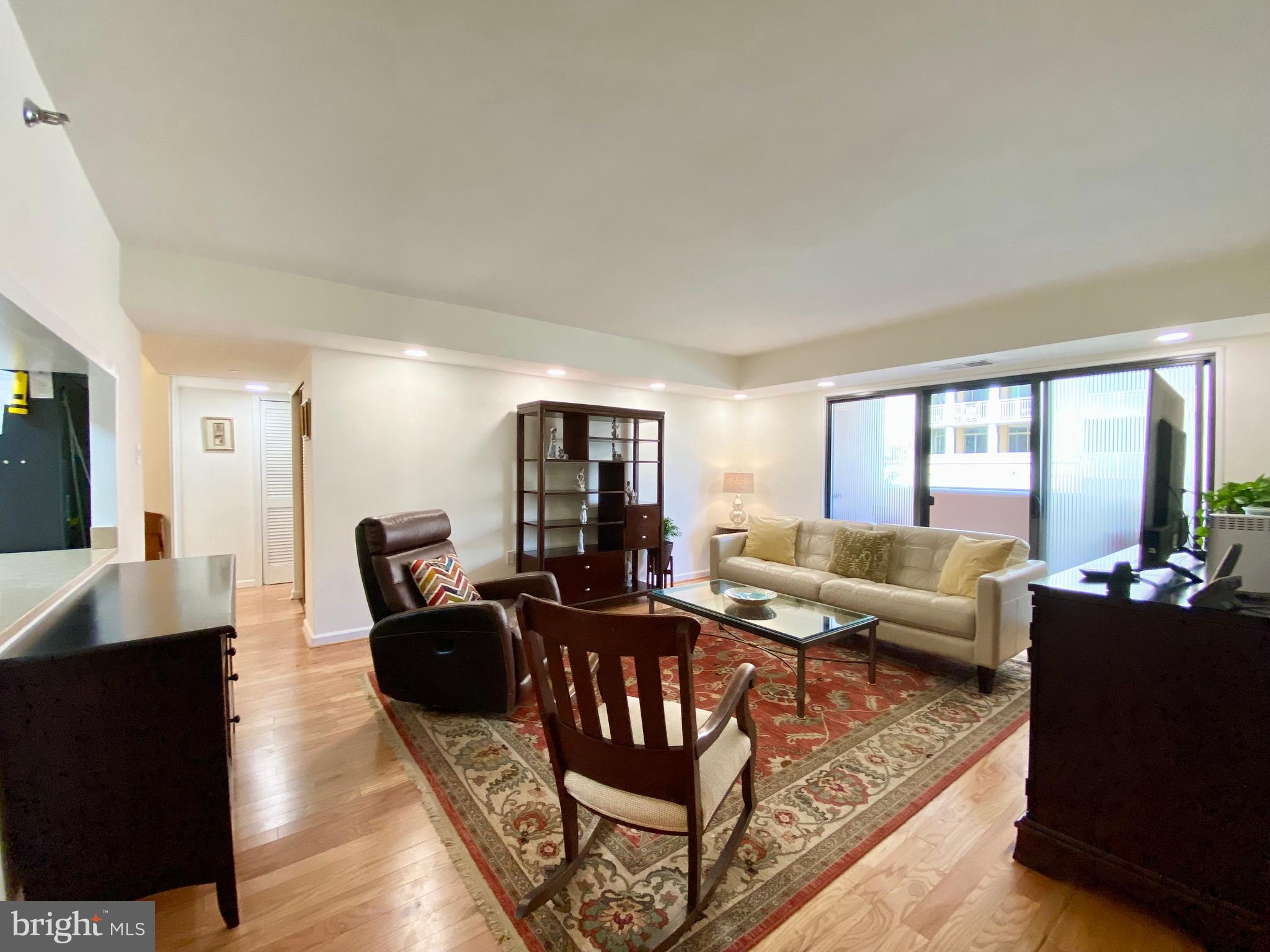 1301 North Courthouse Road, Unit 812 Arlington, VA 22201 - Photo 13 of 44 Very large Living Room opens to Balcony