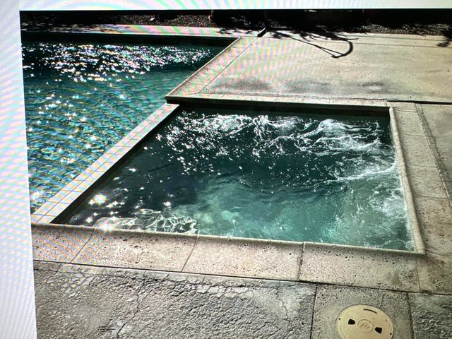 a close view of sink gate and outdoor space