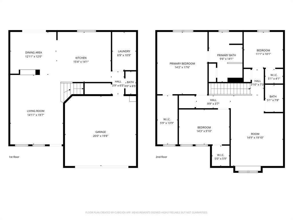 7708 Boat Wind Road Fort Worth, TX 76179 - Photo 23 of 23 Floor Plan of Ground Floor and Upper Floor