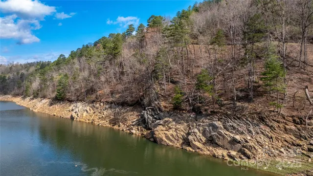 a view of a yard next to a yard