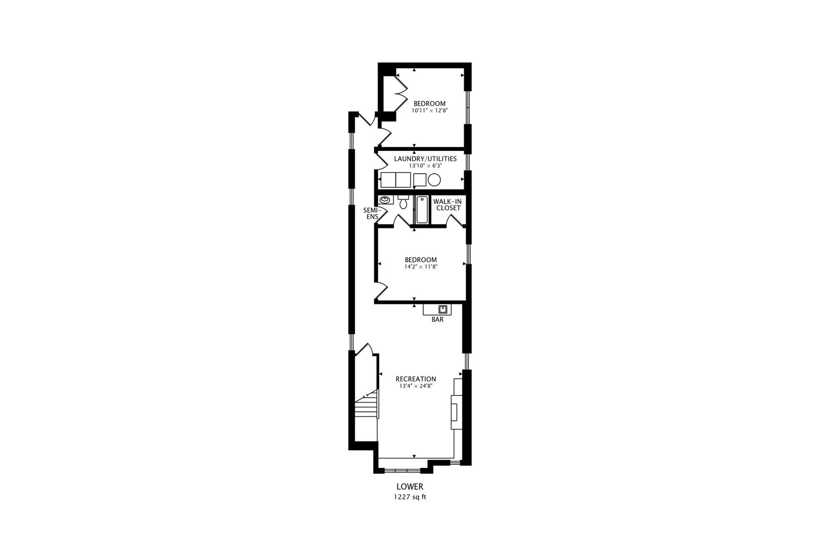 1745 West Roscoe Street, Unit 1 Chicago, IL 60657 - Photo 28 of 29 a picture of a floor plan