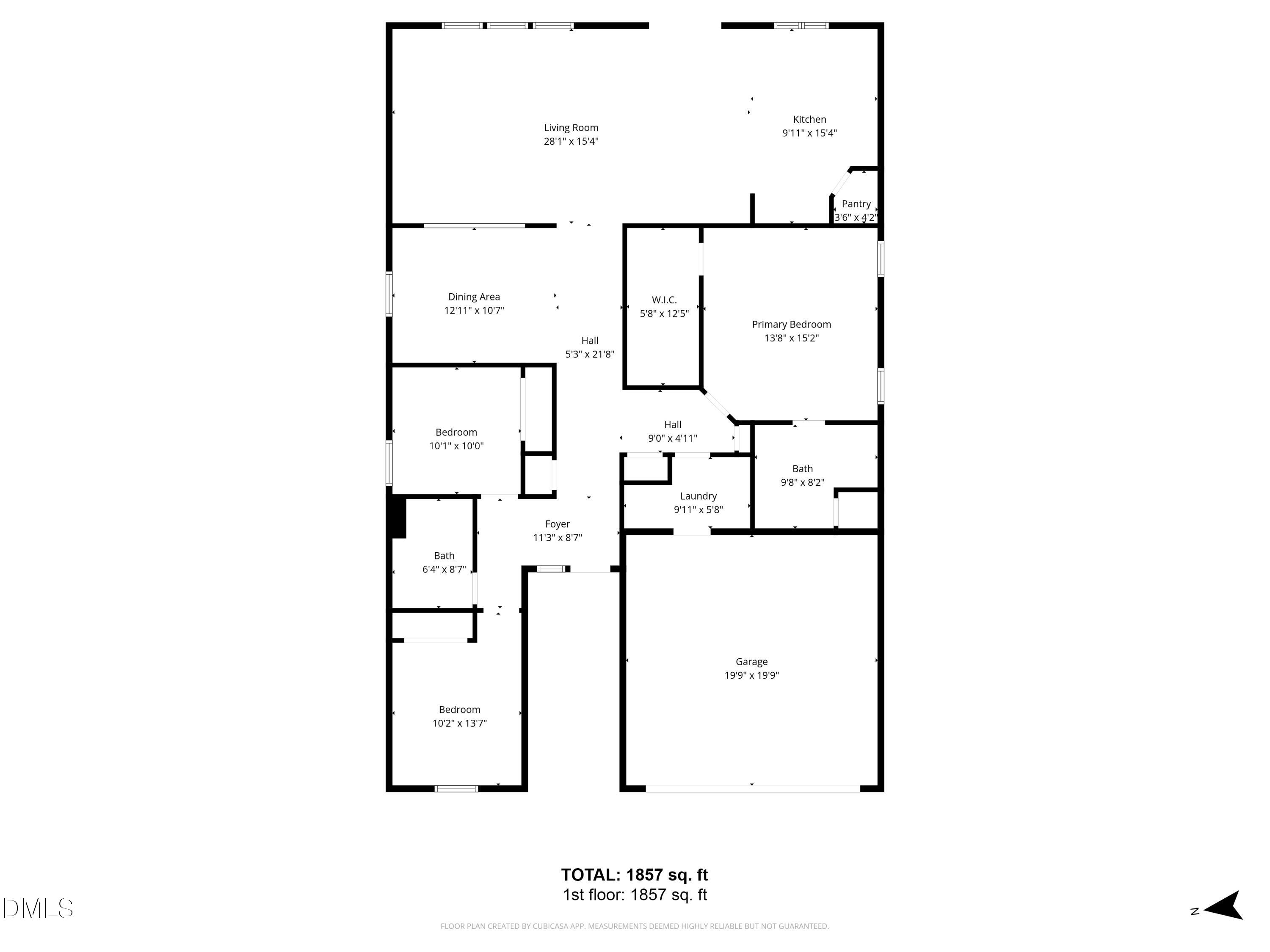 124 Daneborg Road Durham, NC 27703 - Photo 40 of 40 a picture of a floor plan