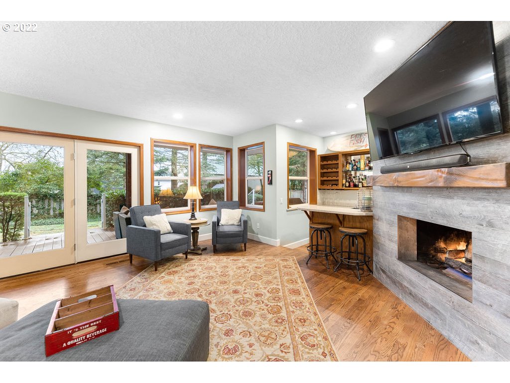 20010 Southeast 3rd Circle Camas, WA 98607 - Photo 9 of 28 a living room with furniture and a fireplace