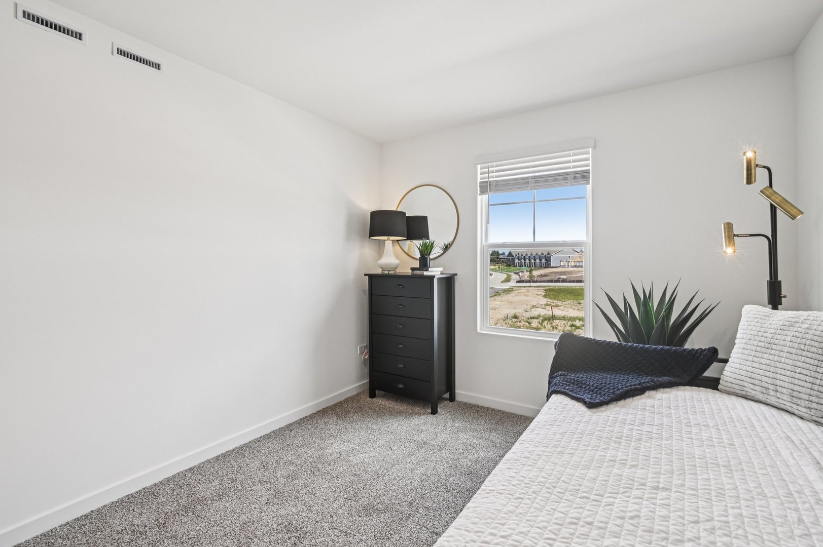 2482 Semillon Street Oswego, IL 60543 - Photo 33 of 45 a living room with furniture and a potted plant