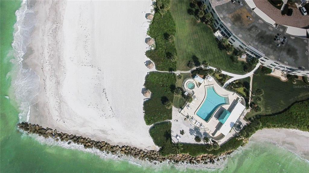 100 Sands Point Road, Unit 223 Longboat Key, FL 34228 - Photo 14 of 16 an aerial view of a residential houses with outdoor space