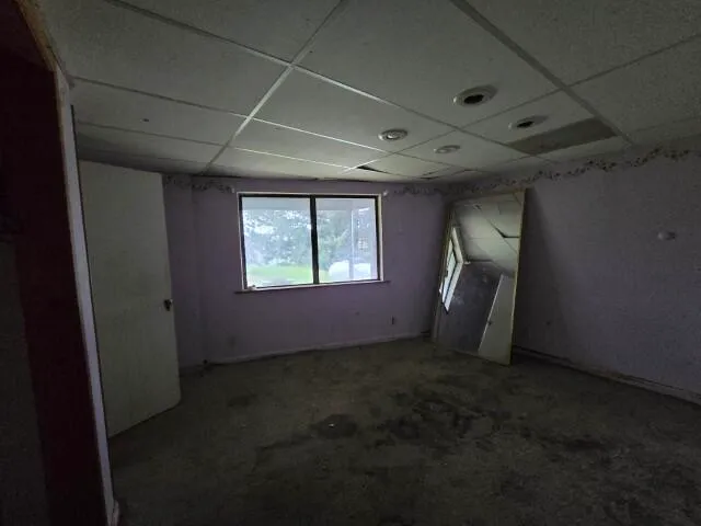 a view of hallway with window