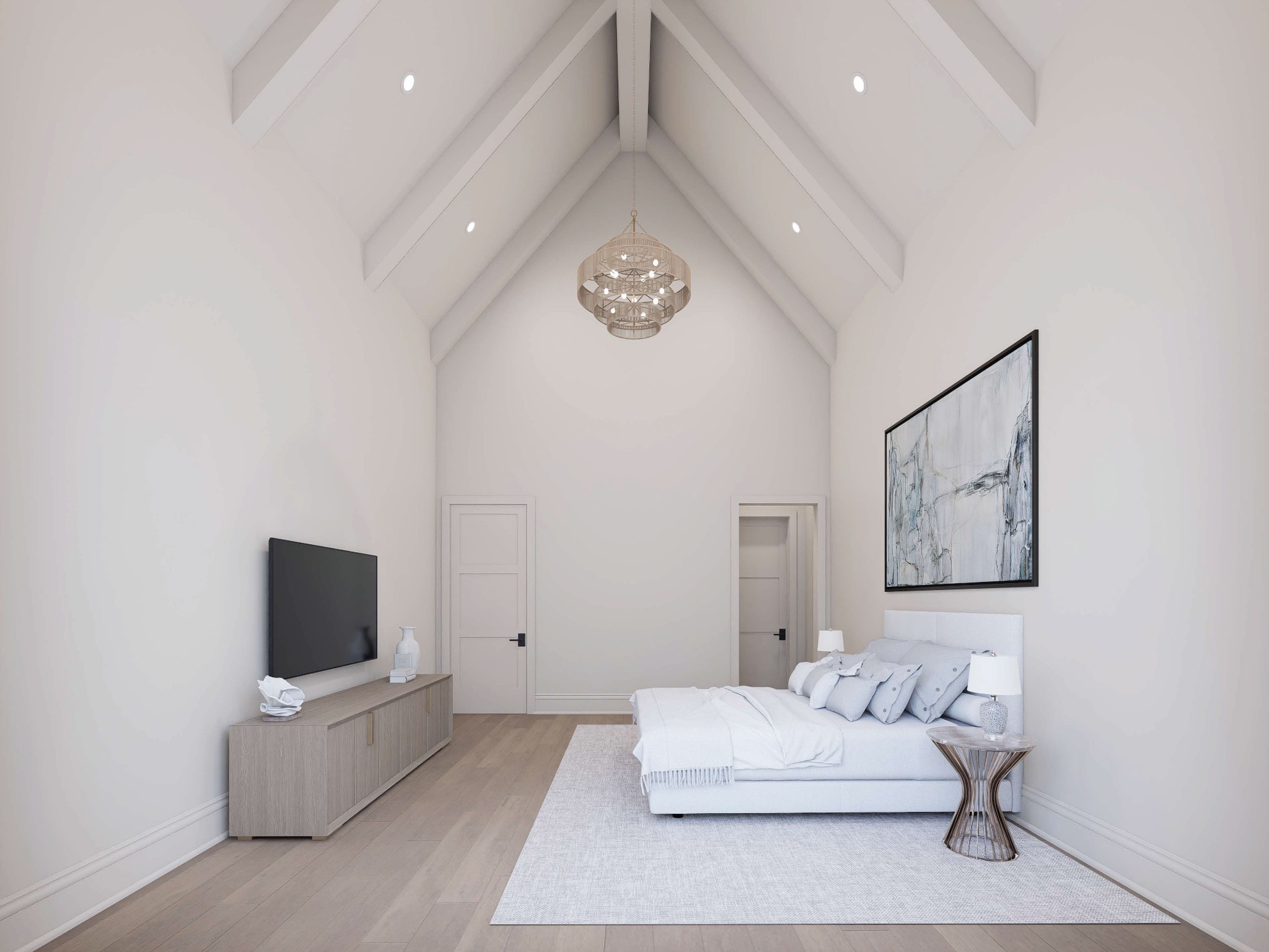 6064 Porters Union Way Arrington, TN 37014 - Photo 18 of 83 a living room with furniture and a flat screen tv