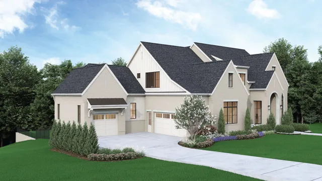 a view of a hallway with a livingroom and furniture