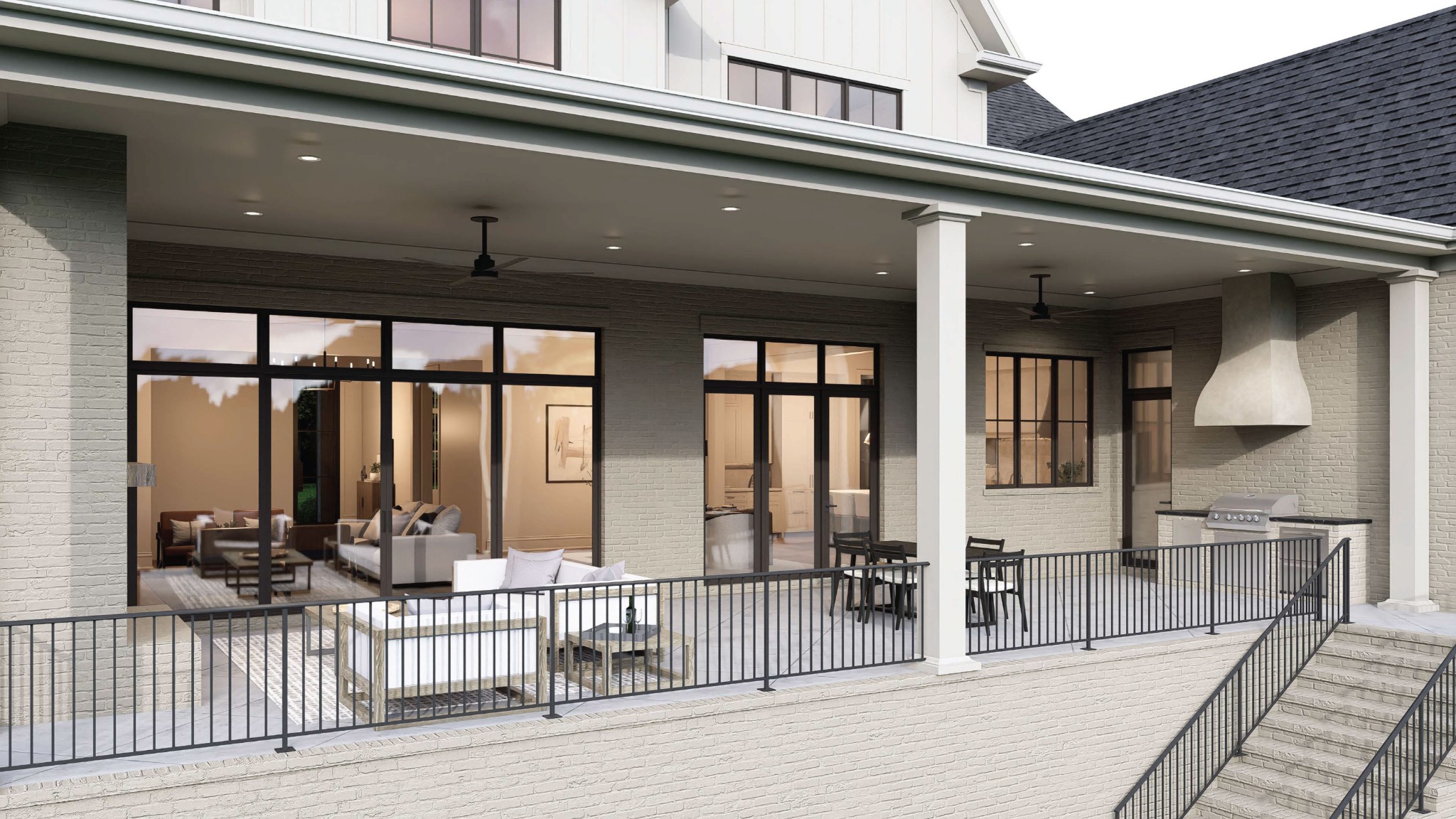 6064 Porters Union Way Arrington, TN 37014 - Photo 25 of 83 a view of a balcony and dining area