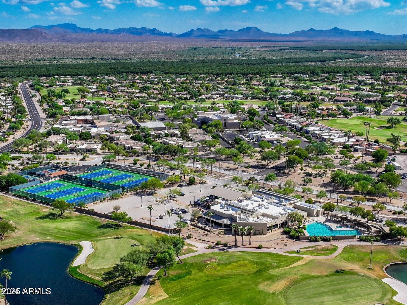 25633 North Abajo Drive Rio Verde, AZ 85263 - Photo 44 of 49 an aerial view of residential houses with outdoor space