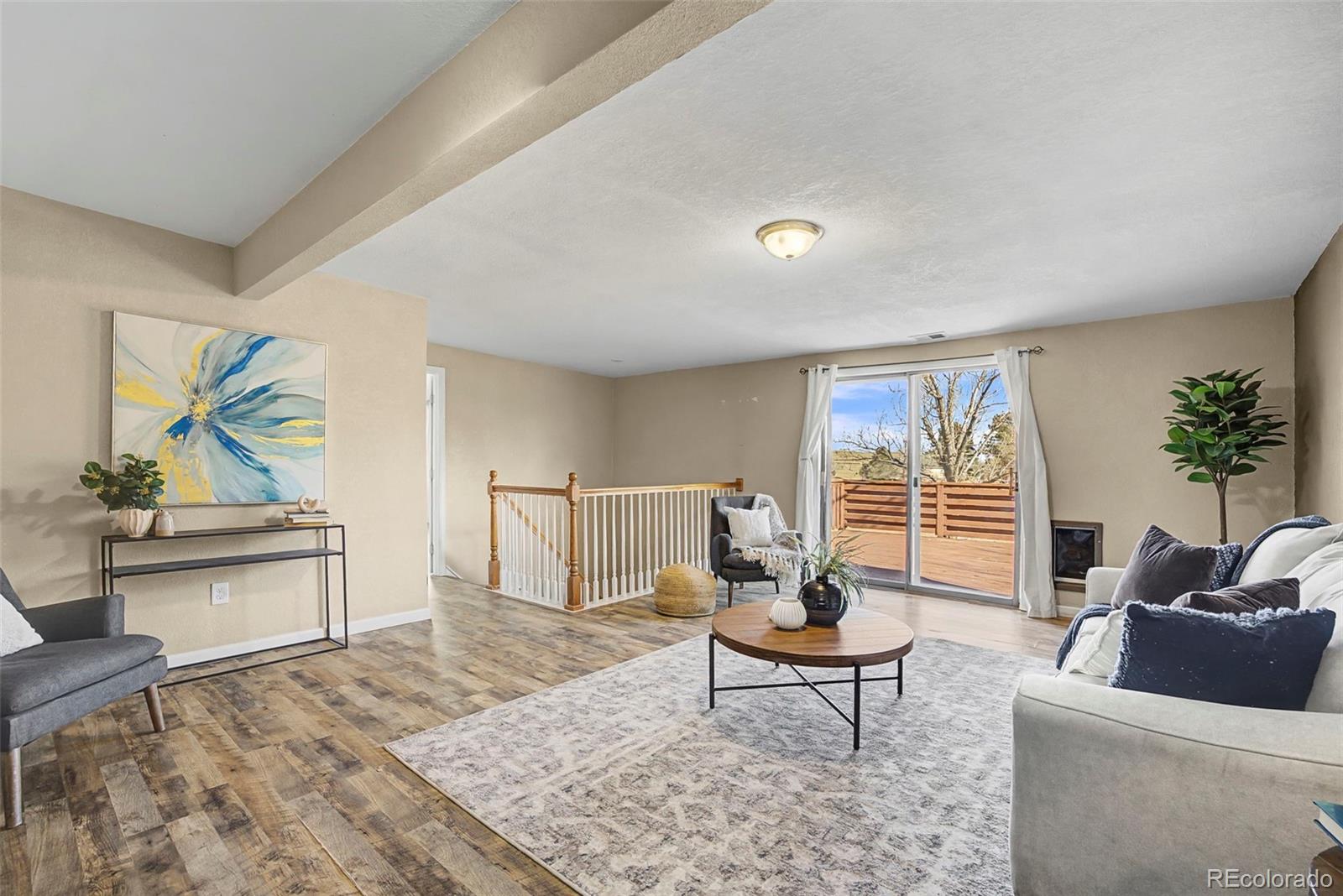 4394 South Van Gordon Way Morrison, CO 80465 - Photo 14 of 20 a living room with furniture and a potted plant