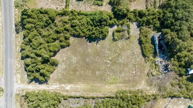 a view of a lake with a building