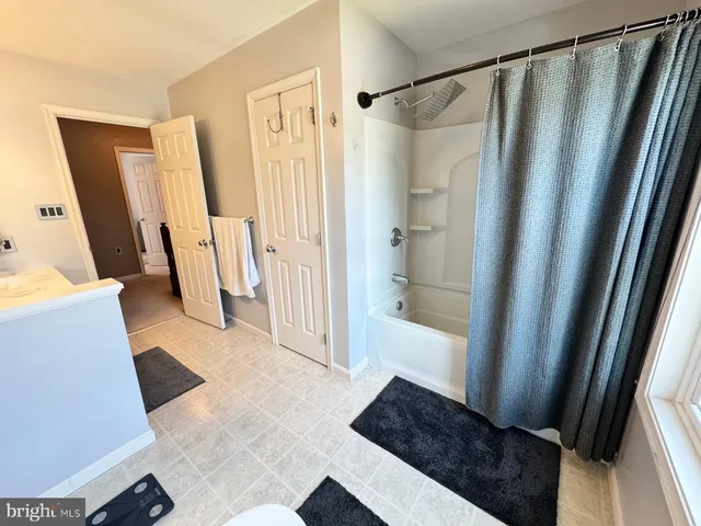 a car parked in a garage